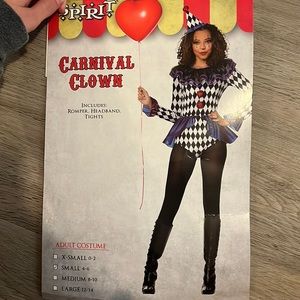 Carnival Clown Women’s Halloween Costume
